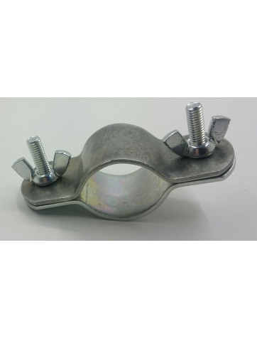 Abrazaderas de doble sujeción para tubo de refuerzo de 28-32mm. x2