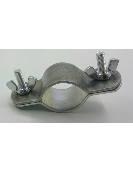 Colliers de fixation double pour tube de renfort 28-32mm. x2