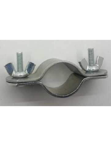 Abrazaderas de doble sujeción para tubo de refuerzo de 22-25mm. x2