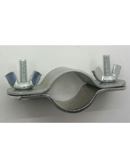 Colliers de fixation double pour tube de renfort 22-25 mm. x2