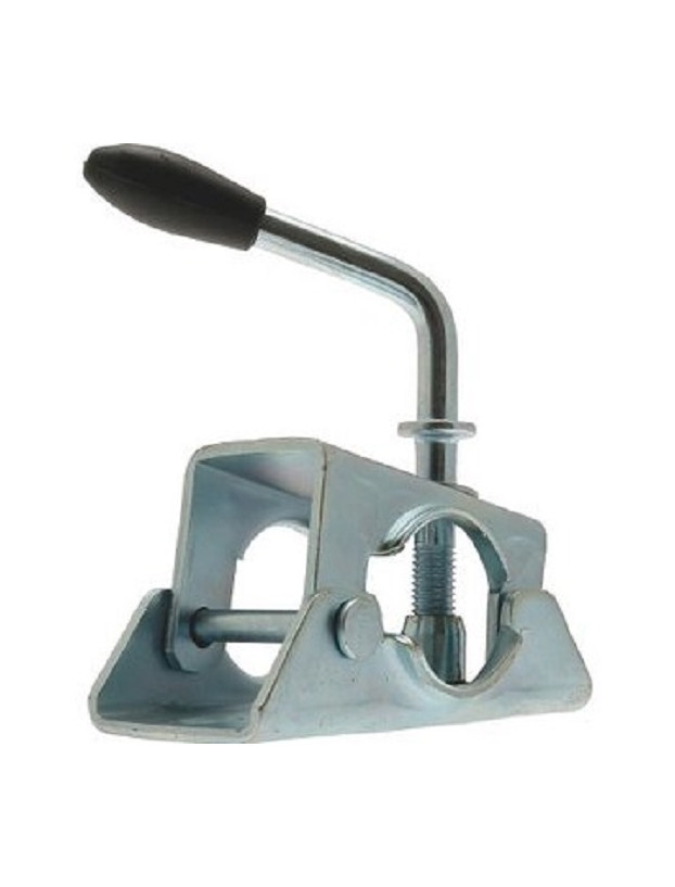 Pince de roue jockey à levier rigide de 48 mm avec manivelle