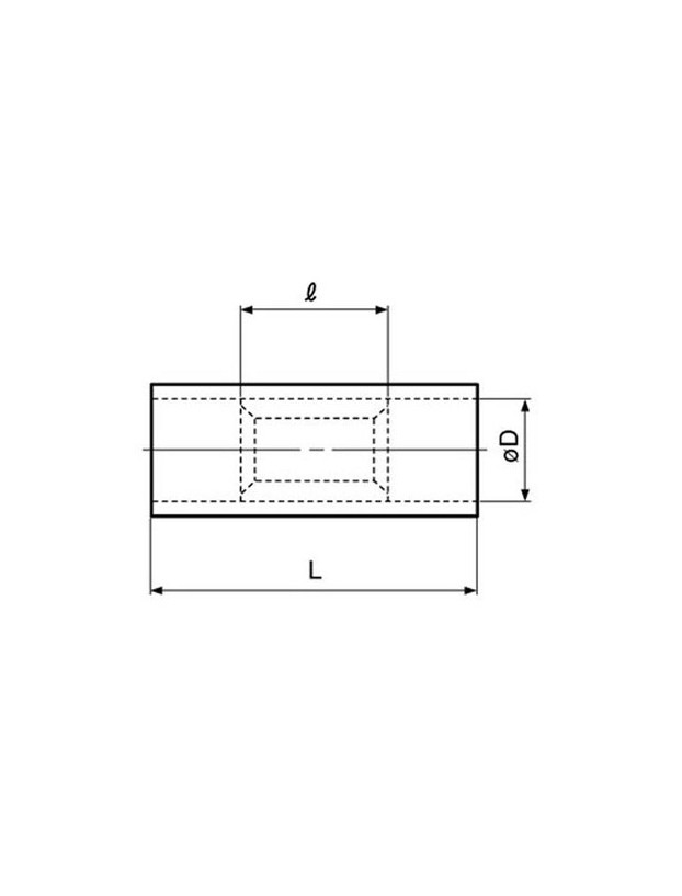 Manga curta 1,50mm² azul