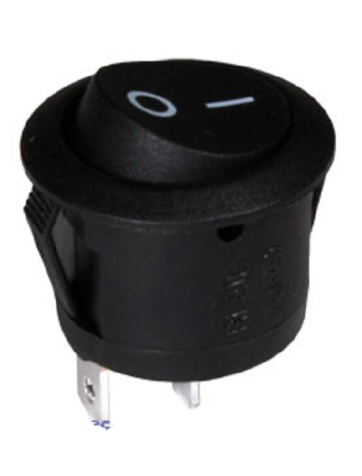 Interruptor basculante redondo 2 p y 1 c  On-Off