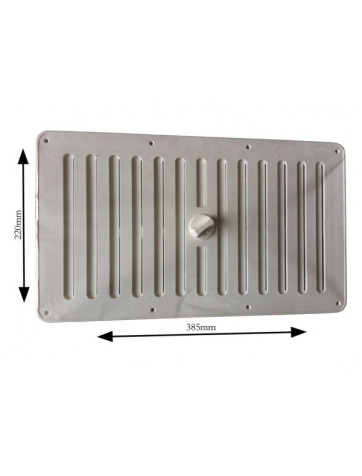 Grille plastique 385x220mm avec fermeture