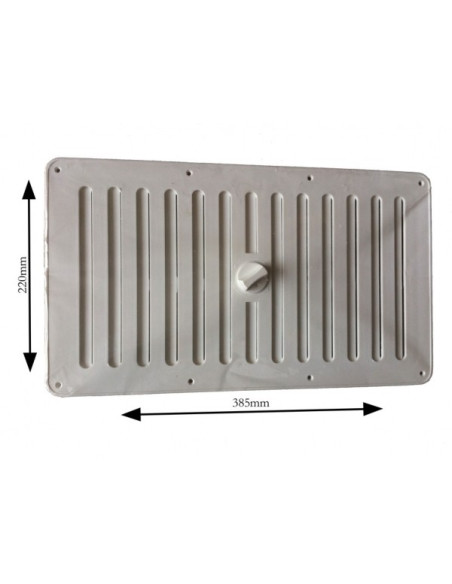 Plastic grid 385x220mm with closure