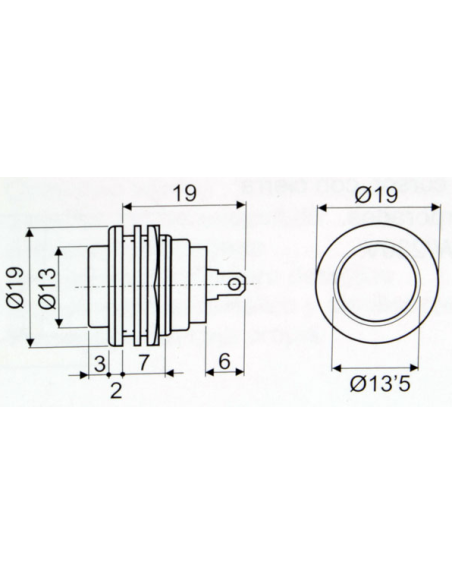 Schließer-Tastschalter.