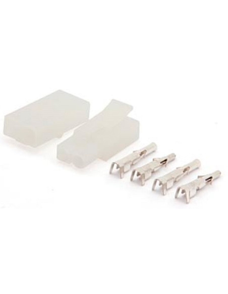Juego de conectores de 6,2mm con dos contactos Juego de conectores de 6,2mm con dos contactos