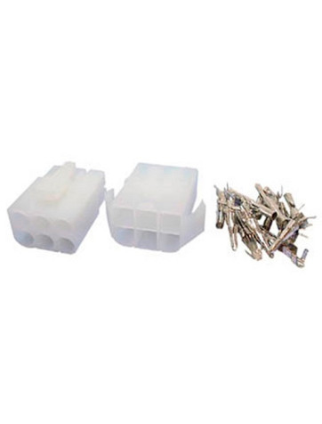Juego de conectores de 6,2mm 2x3 contactos