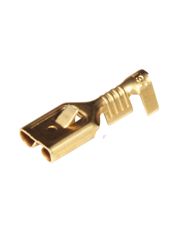 Terminal faston femmina di 6,3mm ottone