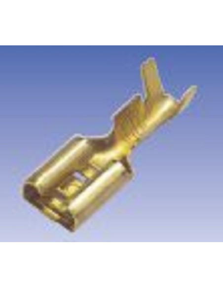 Terminal faston hembra de 4,8mm de latón Terminal faston hembra de 4,8mm de latón