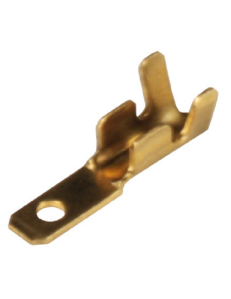 Terminal faston macho de 2,8mm de latón Terminal faston macho de 2,8mm de latón
