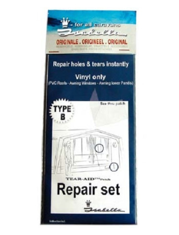 Kit de réparation pour toit, fenêtres à auvent et jupe