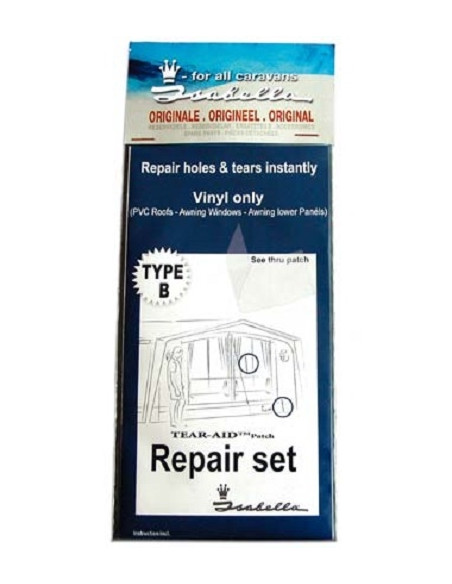 Kit de réparation pour toit, fenêtres à auvent et jupe