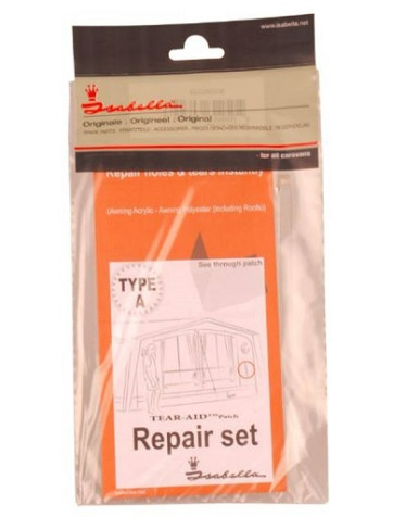 Kit de reparación para tejado y toldo de poliéster