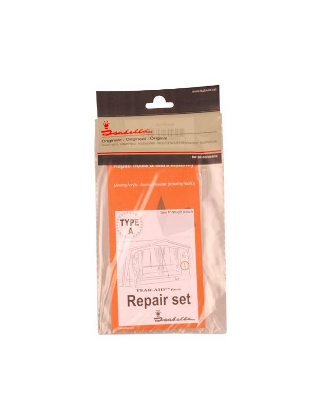 Kit de reparación para tejado y toldo de poliéster