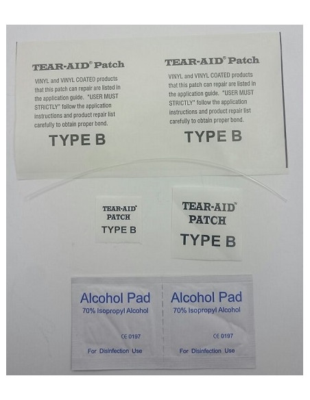 Kit de réparation pour toit, fenêtres à auvent et jupe