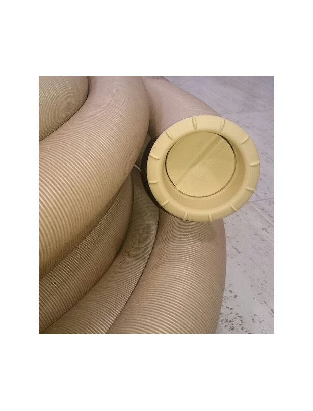 Bouche de sortie de ventilation pour tubes Truma 65-72mm beige