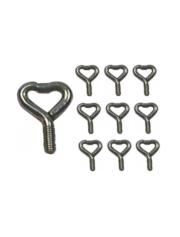 6 mm Rändelschraube aus Stahl