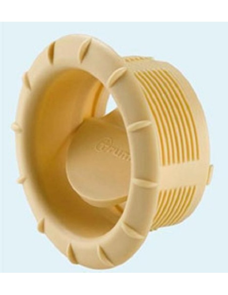 Bouche de sortie de ventilation pour tubes Truma 65-72mm beige