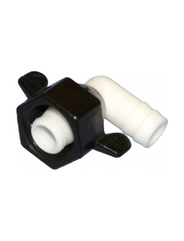 Anschlussfitting für AQUA8 FIamma Bogen 12mm Gewinde