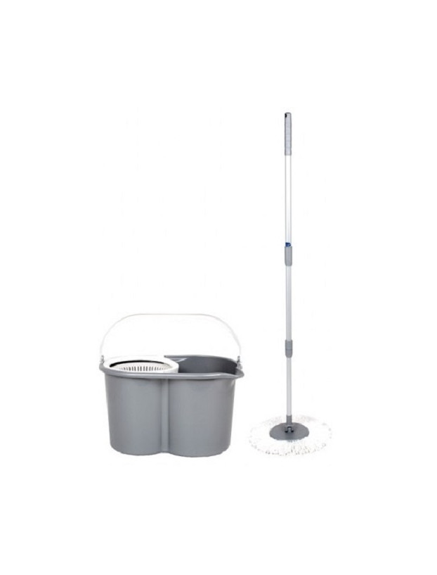 Black DUETT bucket and mop