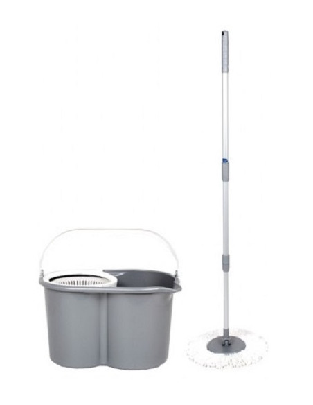 Black DUETT bucket and mop Black DUETT bucket and mop