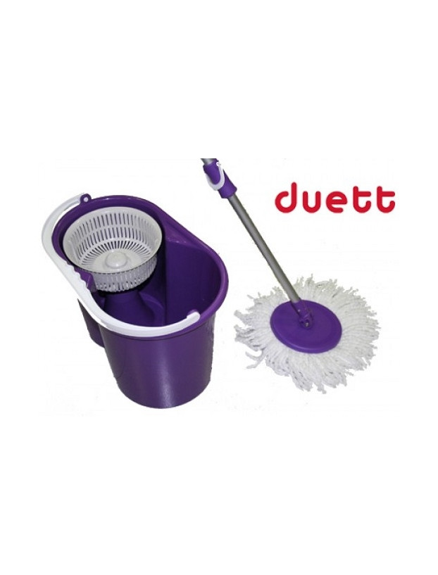 Seau et vadrouille DUETT violet
