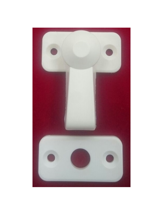 Lock for caravan double opening door