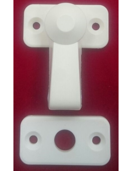 Serrure pour porte double ouverture caravane