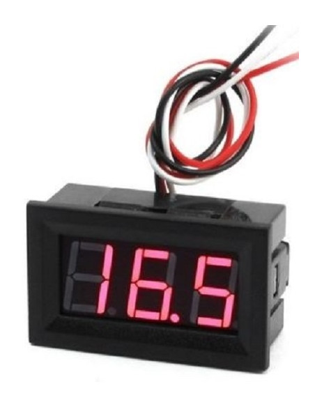 Digitalvoltmeter 100 VDC Rot Digitalvoltmeter 100 VDC Rot