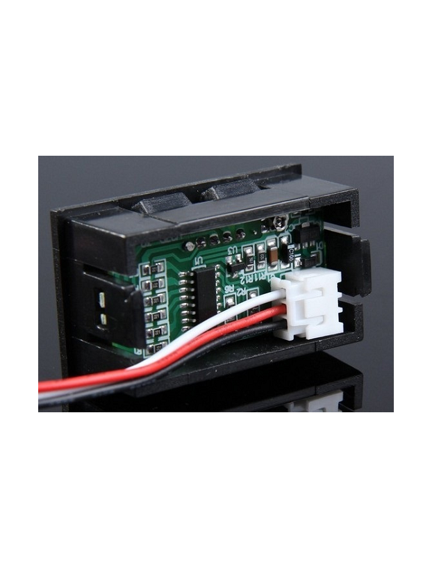 Digitalvoltmeter 100 VDC Rot