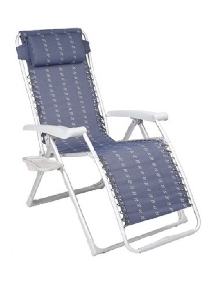 Reinforced aluminum relax chair lounger