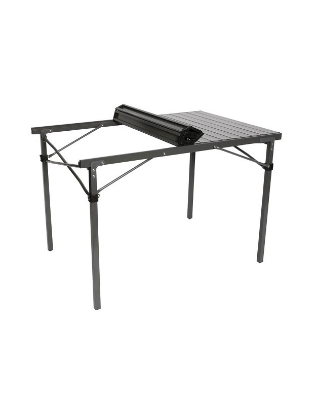 Massiver Tisch mit Aluminiumlaminatplatte BO-CAMP