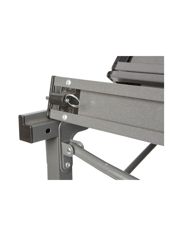 Solid table with aluminum laminate top BO-CAMP