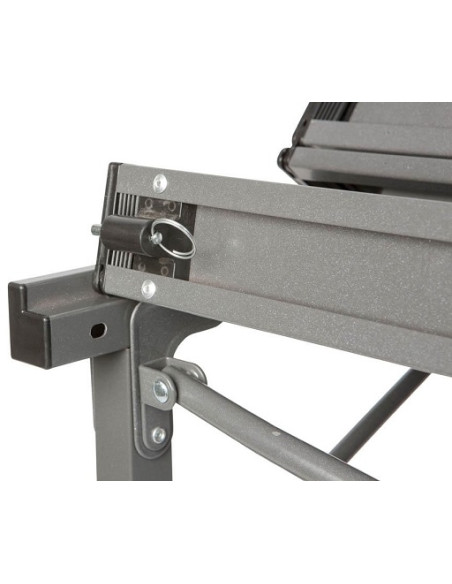 Table solide avec plateau en stratifié d'aluminium BO-CAMP