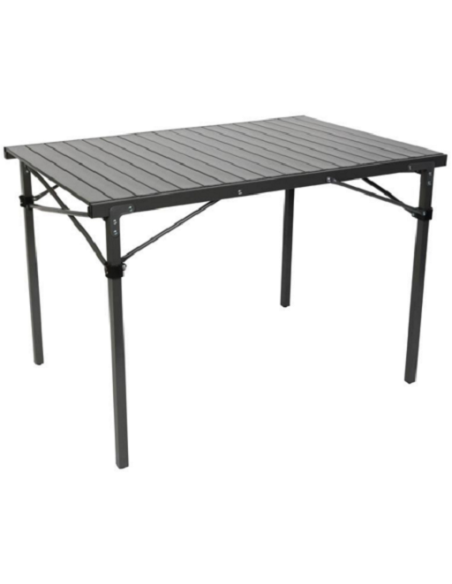 Mesa sólida con tablero laminado de aluminio BO-CAMP