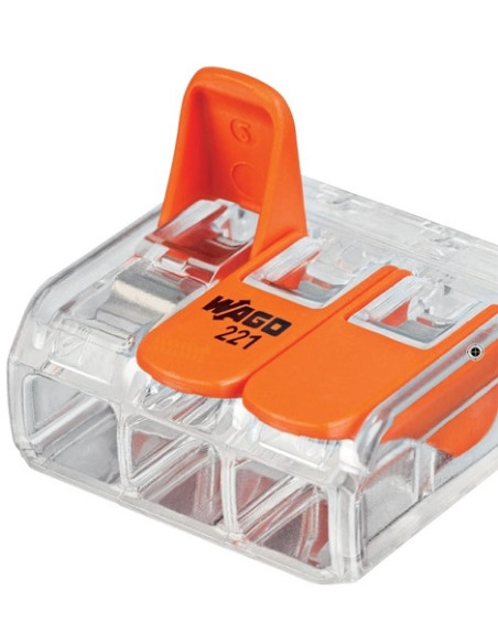 WAGO 221 3 Wire Junction Strip