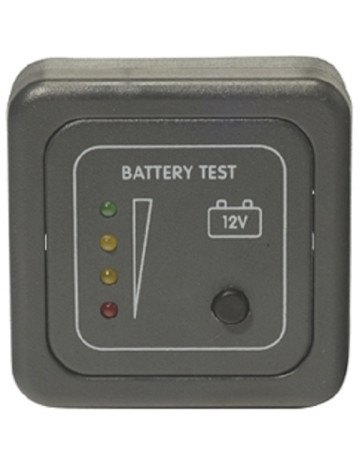 Battery control indicator led panel with frame
