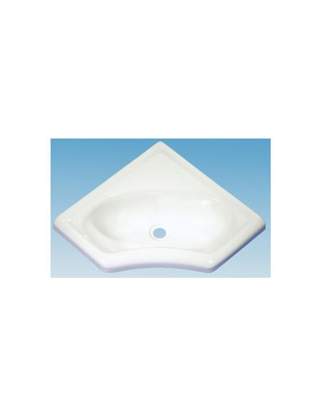 Mini corner washbasin 345 mm x 345 mm