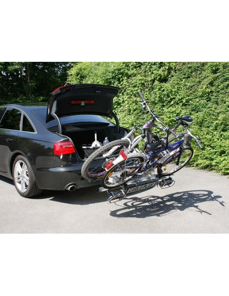 Portabici per la palla rimorchio EUFAB PLUS per due biciclette