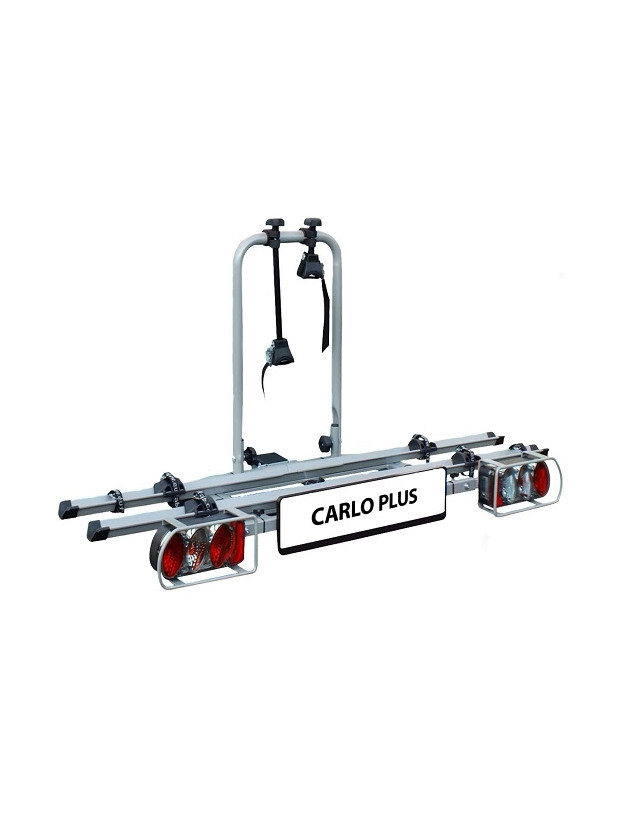 Portabicis para bola de remolque EUFAB CARLO PLUS para dos bicicletas