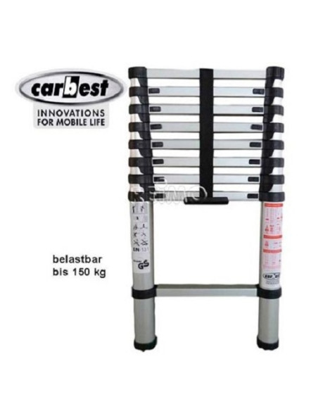 Passo telescopico in alluminio 3.20 m CARBEST