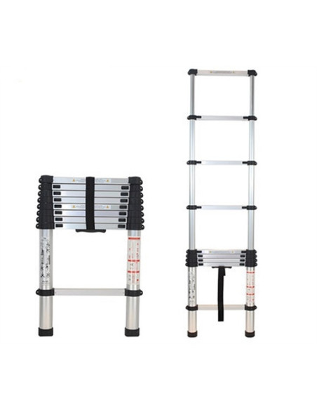 Escalera telescópica de aluminio 3.20 m CARBEST