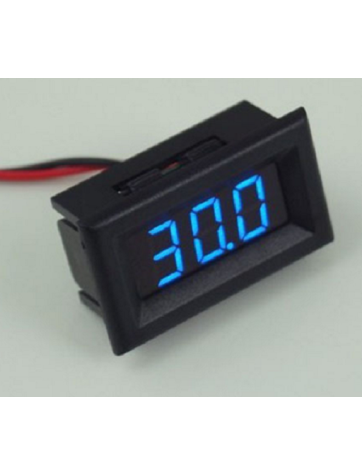 Voltimetro digital 100 VDC Azul