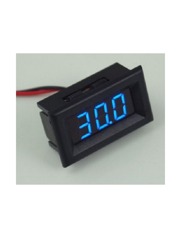 Digital voltmeter 100 VDC Blue