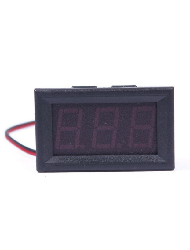 Voltmètre numérique 100 VDC Bleu