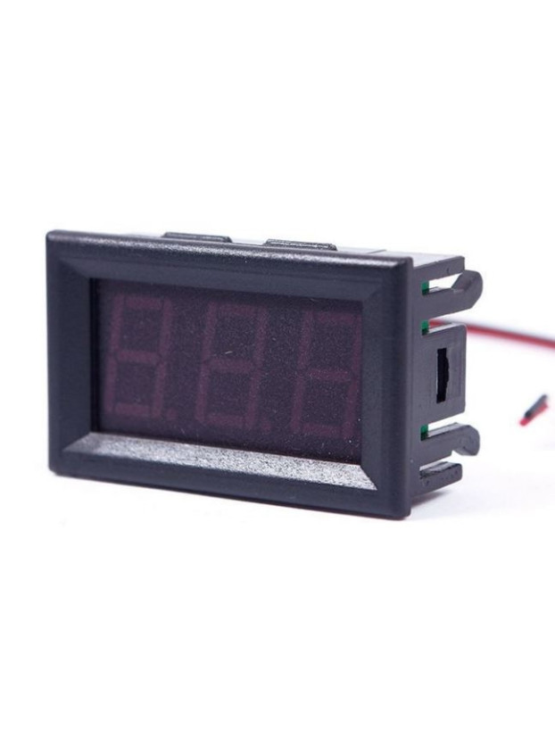 Voltmètre numérique 100 VDC Bleu