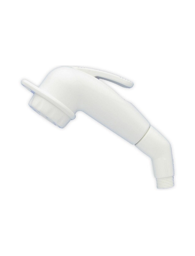 Torneira com chuveiro, botão e gancho para pendurar