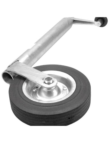 Ruota Jockey Supporto telescopico 260x80mm
