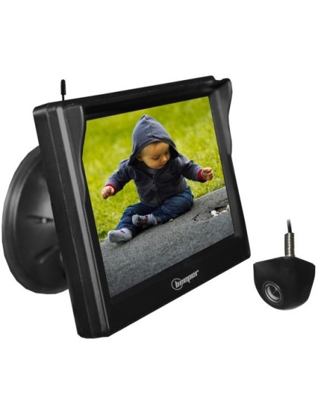 Reversing camera with radio transmission